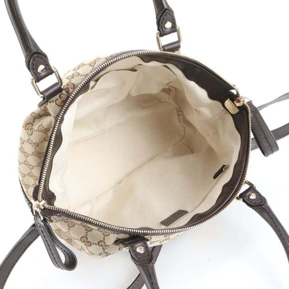 GUCCI Brown Leather Shoulder Bag - Picture 8 of 10